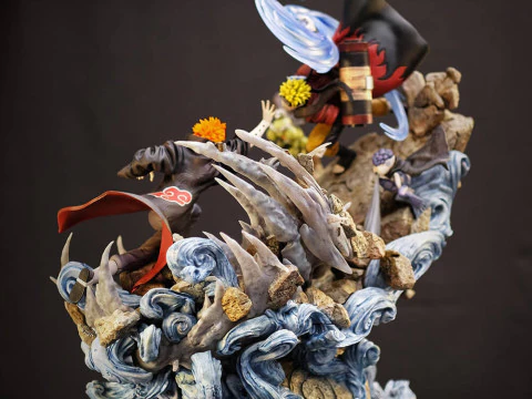 Naruto Vs Pain 3D Print Model