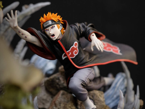 Naruto Vs Pain Modelo de impresión 3D