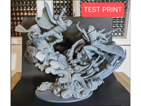 Naruto Vs Pain Modelo de impresión 3D