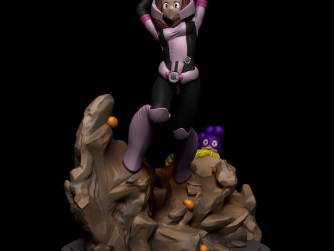 浦良御茶子 3D 打印模型