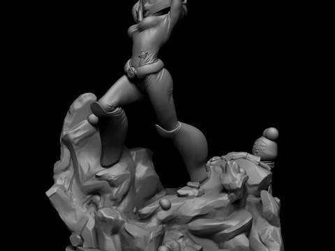 浦良御茶子 3D 打印模型