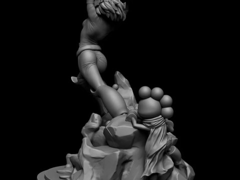 浦良御茶子 3D 打印模型