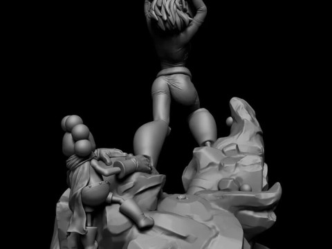 浦良御茶子 3D 打印模型