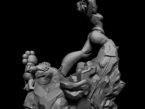 浦良御茶子 3D 打印模型