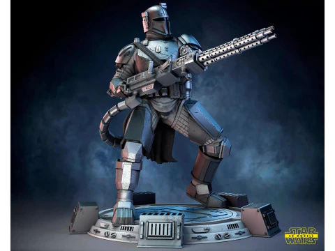 PAZ Vizsla - Star Wars 3D Print Model