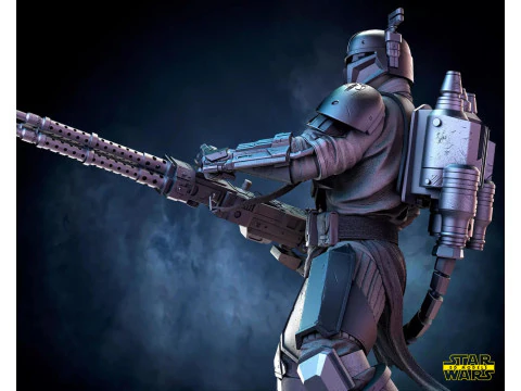 PAZ Vizsla - Star Wars 3D Print Model