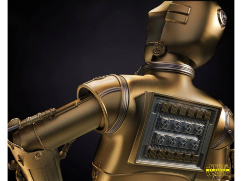 R2D2 and C3PO - Star Wars 3D Принт Модель