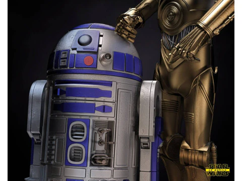 R2D2 and C3PO - Star Wars 3D Print Model