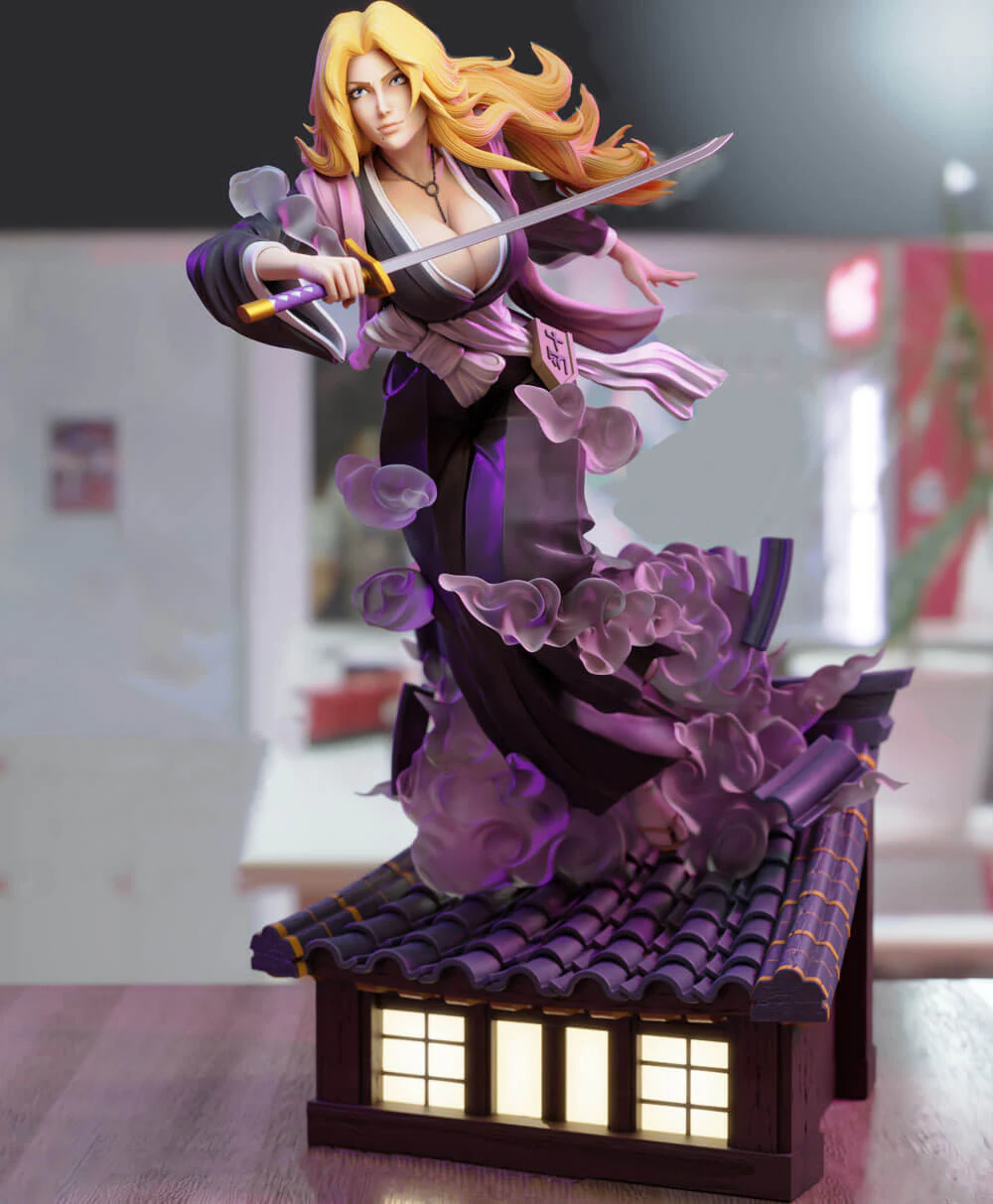 Rangiku Matsumoto 3D Print Model .c4d .max .obj .3ds .fbx .stl .blend 