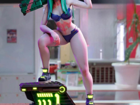 Rebecca - Cyberpunk 3D 打印模型