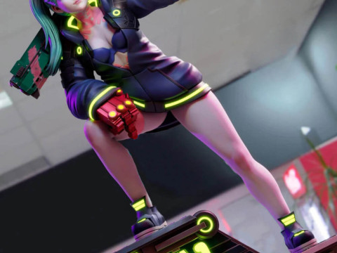 Rebecca - Cyberpunk 3D 打印模型