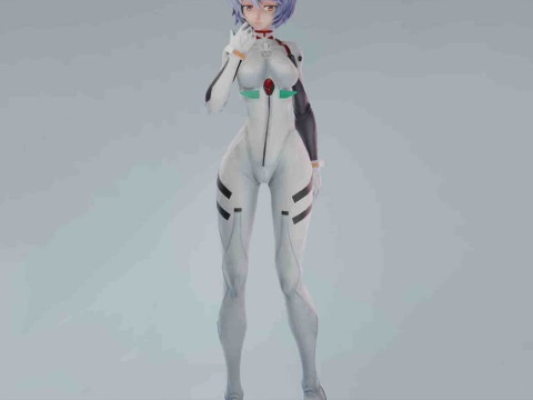 Rei Ayanami - Evangelion Model do druku 3D