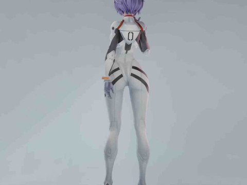 Rei Ayanami - Evangelion Model do druku 3D