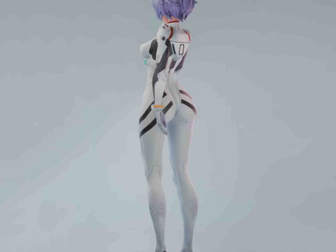 Rei Ayanami - Evangelion Model do druku 3D
