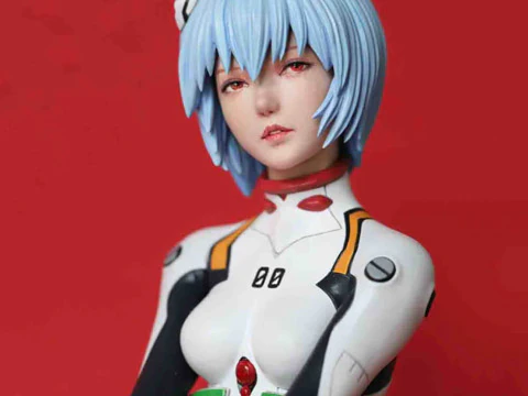 Rei Ayanami Figure 3D Print Model