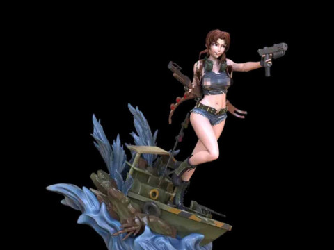 Revy - Black Lagoon 3D प्रिंट मॉडल