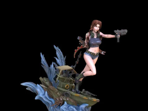 Revy - Black Lagoon 3D Print Model