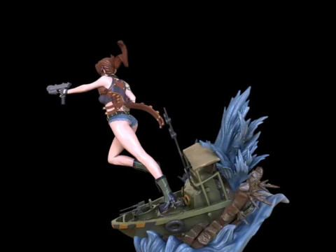Revy - Black Lagoon 3D प्रिंट मॉडल