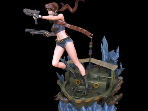 Revy - Black Lagoon 3D प्रिंट मॉडल
