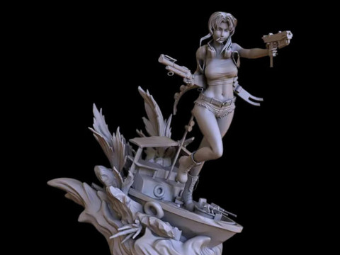 Revy - Black Lagoon 3D प्रिंट मॉडल
