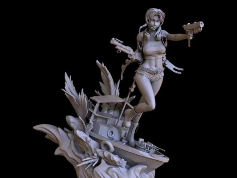 Revy - Black Lagoon 3D Print Model