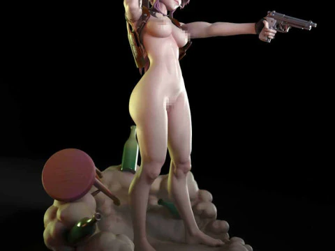 Revy - Black Lagoon 3D Print Model