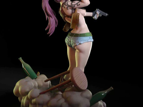 Revy - Black Lagoon 3D Print Model