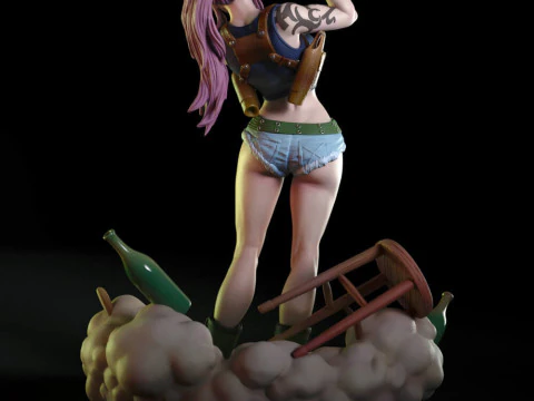 Revy - Black Lagoon 3D Print Model