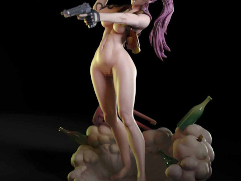 Revy - Black Lagoon 3Dプリントモデル