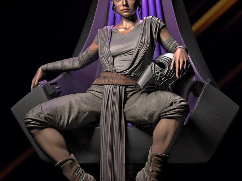 रे - स्टार वार्स 3D प्रिंट मॉडल