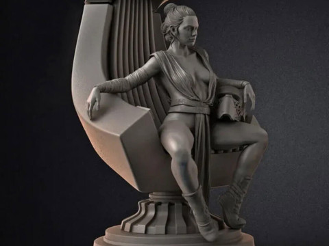 Rey - Star Wars Modello di stampa 3D