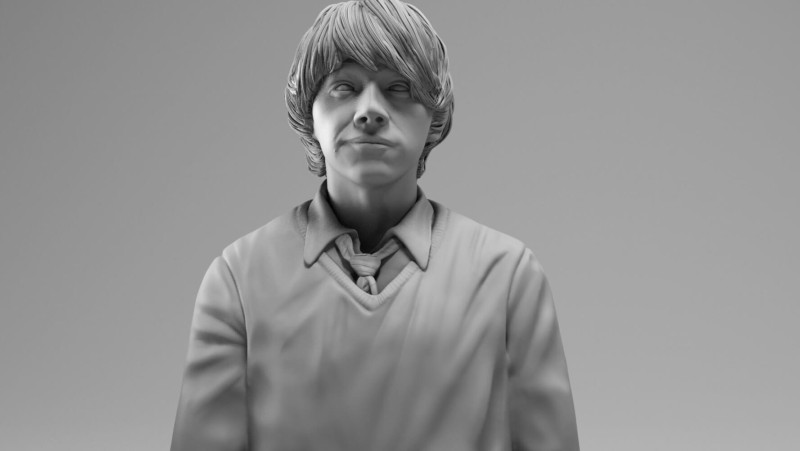 Ron Weasley - Harry Potter 3D Принт Модель .c4d .max .obj .3ds .fbx .stl .blend