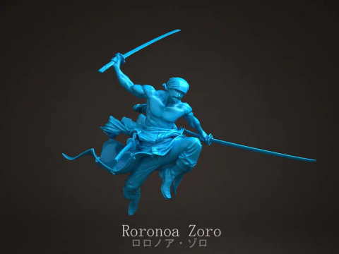Roronoa Zoro - One Piece 3D Print Model