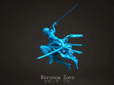 Roronoa Zoro - One Piece 3D Print Model