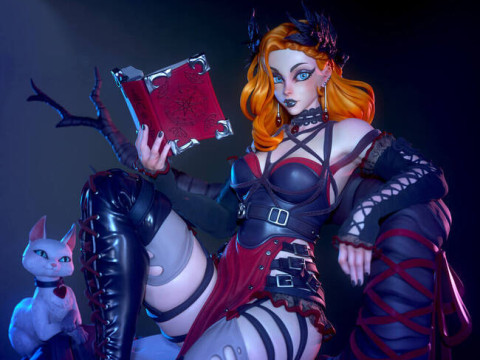 Rosine Pin-Up 3D 打印模型