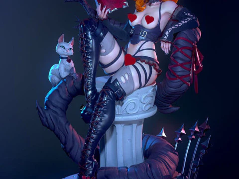 Rosine Pin-Up 3D Print Model