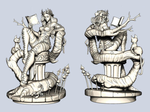 Rosine Pin-Up 3D Принт Модель