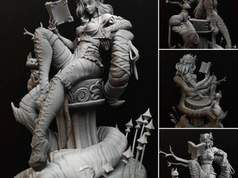 Rosine Pin-Up 3D Print Model