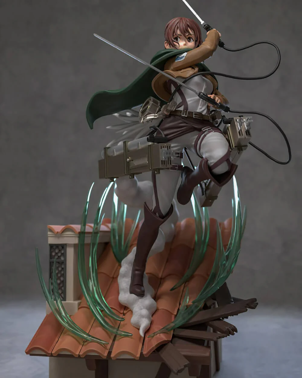 Sasha Braus - Attack on Titan 3D Print Model .c4d .max .obj .3ds .fbx .stl .blend 