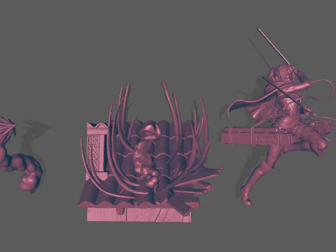 Sasha Braus - Attack on Titan 3D Print Model
