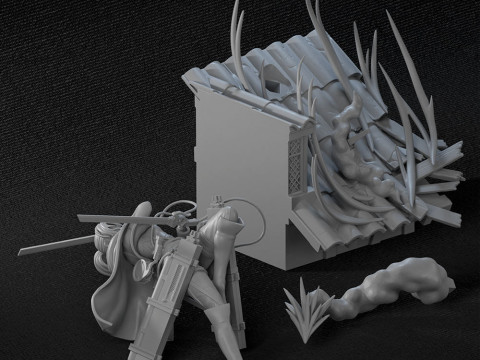 Sasha Braus - Attack on Titan Model do druku 3D