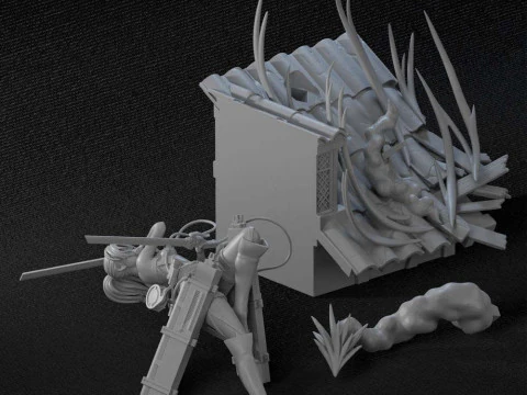Sasha Braus - Attack on Titan 3D Print Model