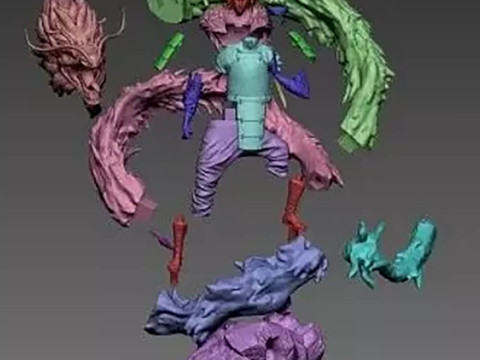 Senju Tobirama - Naruto 3Dプリントモデル