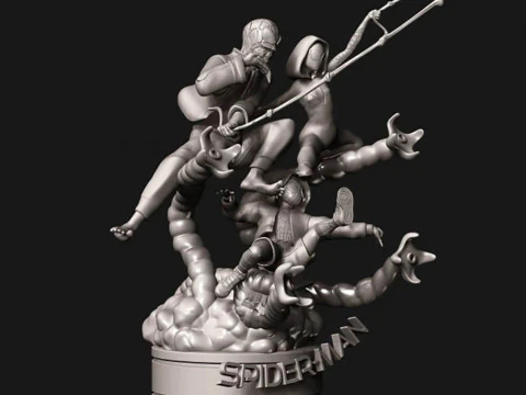 Spiderman-multiversum 3D printmodel