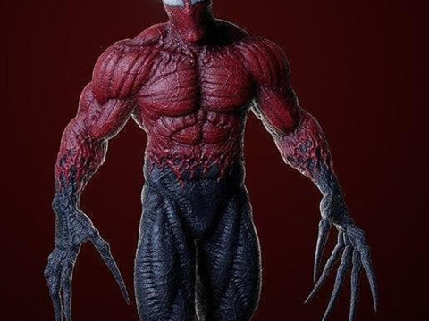 Spiderman Toxin 3D Принт Модель