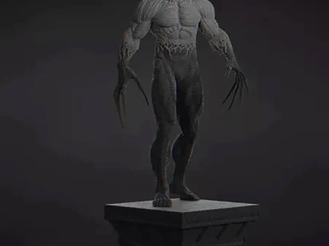 스파이더맨 톡신 3D 프린트 모델