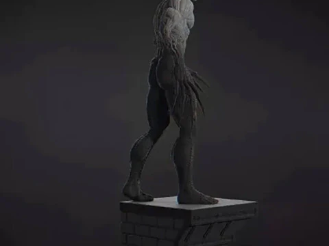 스파이더맨 톡신 3D 프린트 모델