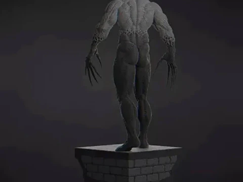 스파이더맨 톡신 3D 프린트 모델