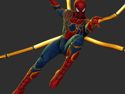 Spiderman Vs Doctor Octopus Model Cetak 3D