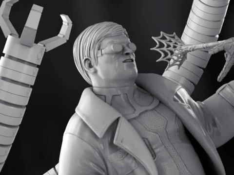 Spiderman Vs Doctor Octopus 3D Print Model